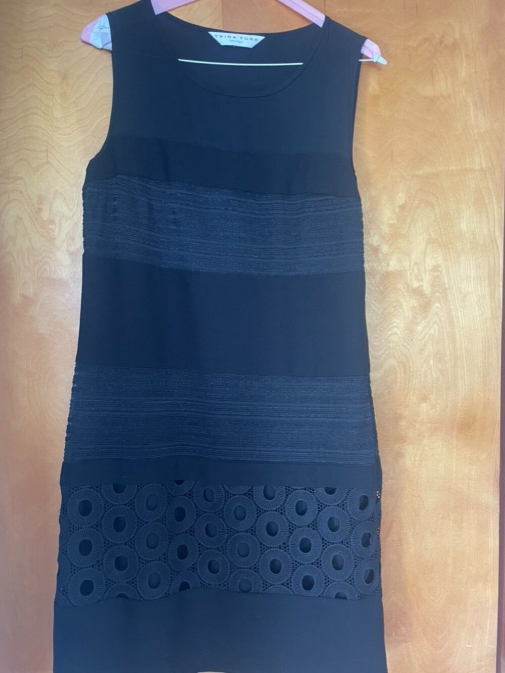 Trina Turk, black, sleeveless , LBD, cocktail dress